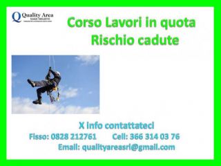 corsoCorso lavori in quota (SICUREZZA SUL LAVORO )