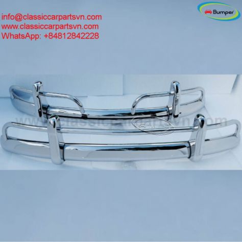 VW Beetle USA style (1955-1972) bumpers by stainless steel new - Foto 3