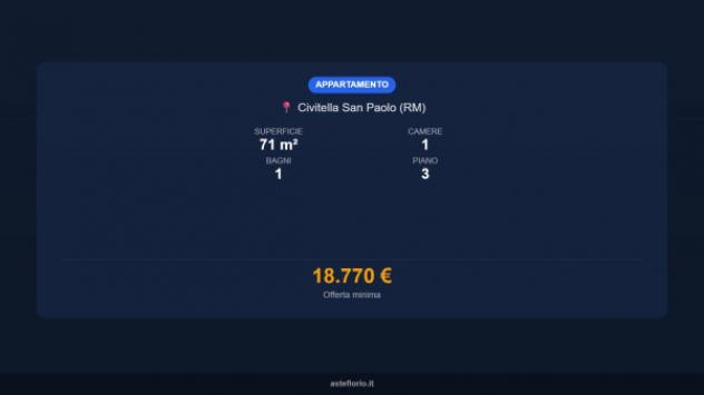 Immobile in asta di 71 m² in vendita a Civitella San Paolo - Foto 15