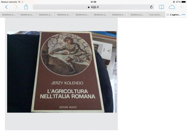 Jerzy Kolendo, L'agricoltura nell'italia romana 1980,