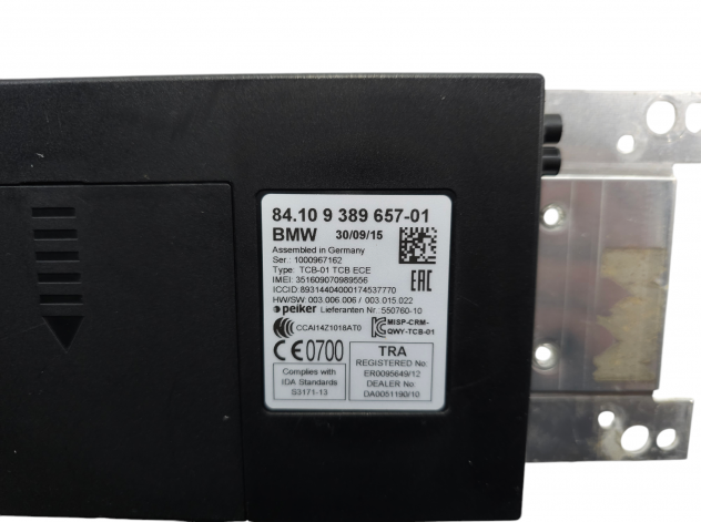 CENTRALINA BLUETOOTH TELEFONO BMW Serie 2 Coupé (F22) 9389657 (13) - Foto 12