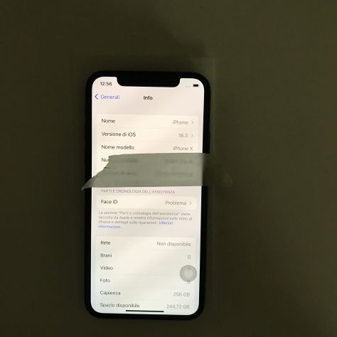 Iphone X Nero da 256 Gb - Foto 3