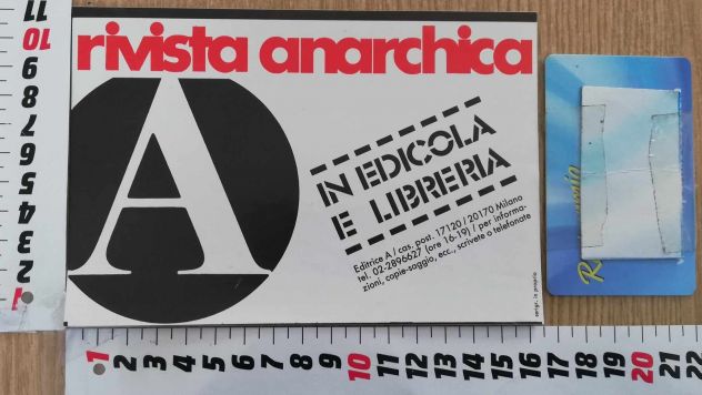 Adesivo sticker antimilitarista anarchico "Quando la patria chiama..." - Foto 7