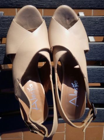 Sandali Open Toe Plateau tacco donna Tg 37 - Foto 7