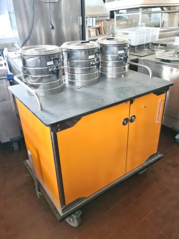 carrello colazioni con thermos usato - Foto 3