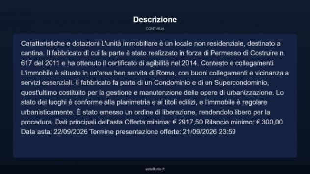 Immobile in asta di 6 m² in vendita a Roma - Foto 9