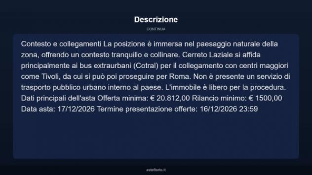 Immobile in asta di 54 m² in vendita a Cerreto Laziale - Foto 12