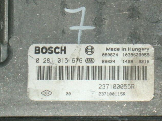 0281015676 ECU RENAULT Megane III DCI 130cv Bosch 0281015676 237100055R - Foto 2