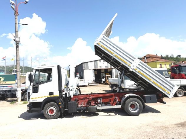 camion iveco eurocargo 75e18 stralis ribaltabile e gru - Foto 5
