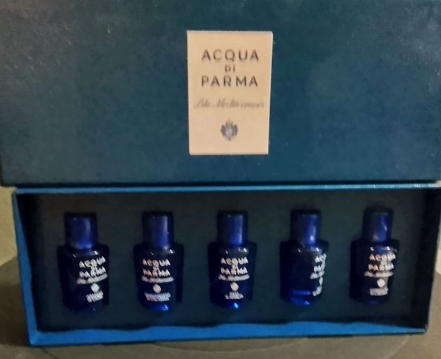 Acqua di Parma box 5 mini flaconi VUOTI