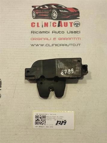 SERRATURA COFANO POSTERIORE FIAT Ulysse 3° Serie 9646091580 (0208)