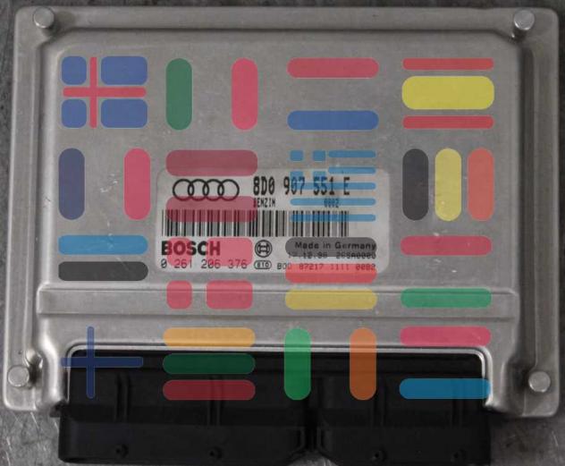 0261206376 4D0907551E Audi A4 2.7 centralina motore Bosch