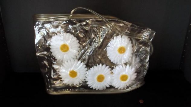 Borsa con fiori bianchi - Avant De Dormir - Articolo Nuovo - - Foto 2