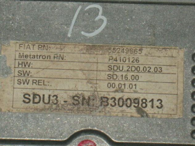 55249665 ECU LANCIA DELTA METATRON P410126 55249665 B3009813 SDU3 - Foto 2