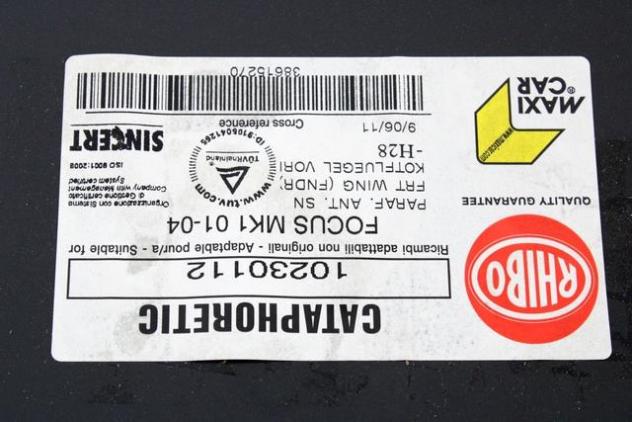1147633 PARAFANGO ANTERIORE SINISTRO FORD FOCUS 1.8 66KW 5P D 5M (1999) RICAMBIO NUOVO DA VERNICIARE - Foto 2