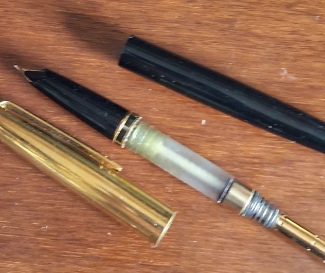 Set Aurora 98 formato Penna Stilografica Riserva Magica e penna sfera nero e - Foto 4
