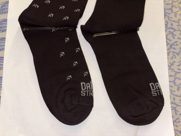 2 PAIA CALZE NUOVE DA UOMO IN COTONE ORIGINALE MARCA DANDY STREET,MADE IN ITALY, - Foto 10