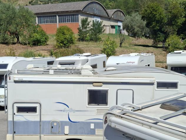 CAMPER RIMOR FORD MANSARDATO 6 POSTI DINETTE LETTOMA MATRIMONIALE GARAGE CLIMATIZZATORE FOTOVOLTAICO CAMPEGGIO USATI GENERALI 1749 - Foto 6
