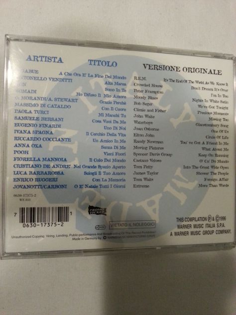 Compilation MADE IN ITALY CD - Foto 2