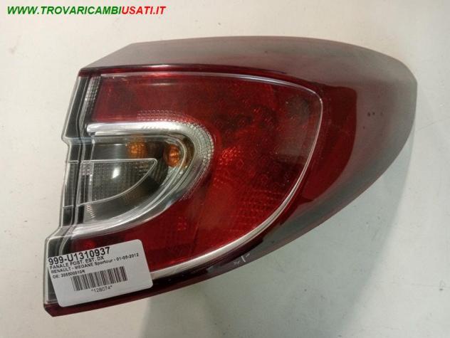 FANALE POST. EST. DX 999-U1310937 Parti elettriche  Fanaleria  Fanali  Fanale post. dx. RENAULT - MEGANE Sportour - 01-02-2014 - 01-08-2016, RENAUL