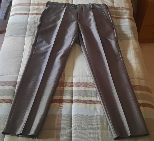 ABITO/VESTITO ELEGANTE UOMO GRIGIO “ALESSANDRO UOMO” DA CERIMONIA/FESTA TAGLA:50 - Foto 3