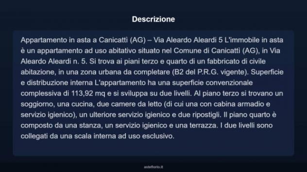 Immobile in asta di 113 m² in vendita a Canicattì - Foto 5