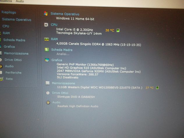 NOTEBOOK  ASUS K556UV  CORE I5-4GB+500GB-WINDOWS 11 - Foto 8