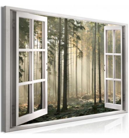 Quadro La Finestra Sulla Foresta 90x60 E 120x80 ARREDALACASA