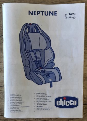 Seggiolino auto Chicco Neptune Gr 1-2-3 (9-36kg) orig. - Foto 5