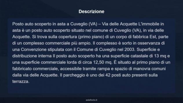 Immobile in asta di 13 m² in vendita a Cuveglio - Foto 7