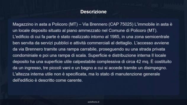 Immobile in asta di 42 m² in vendita a Policoro - Foto 10