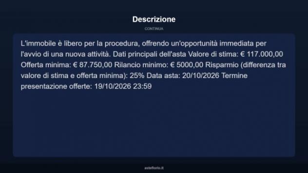 Immobile in asta di 41 m² in vendita a Roma - Foto 8