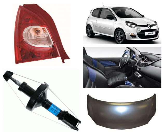Renault Twingo ricambi cofano parafango kit airbag 2012 2013 2014