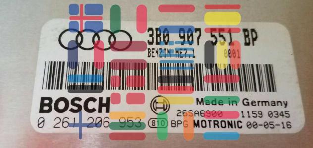 0261206953 3B0907551BP Audi A4 2.8 centralina motore Bosch - Foto 2