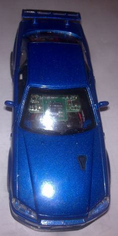 Modellino Mini-racer Nissan Skyline gt-r scala 1:32 vintage rara - Foto 6