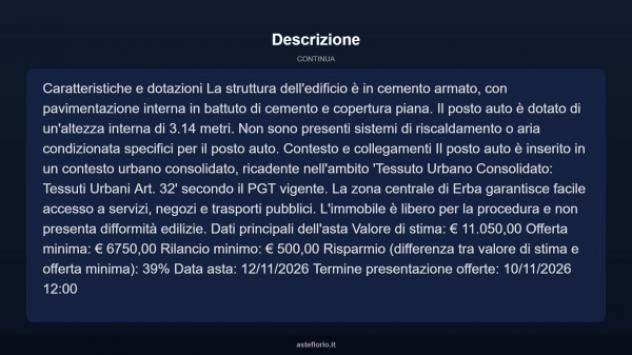 Immobile in asta di 13 m² in vendita a Erba - Foto 5