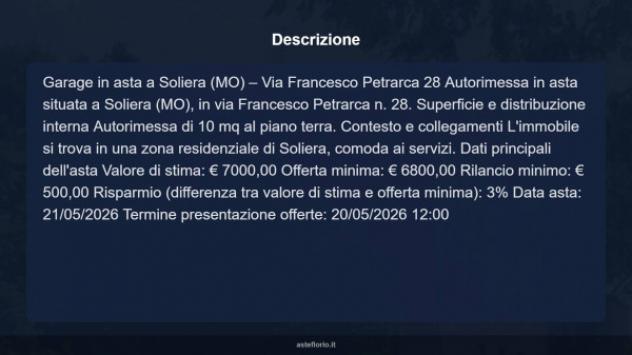 Immobile in asta di 10 m² in vendita a Soliera - Foto 10