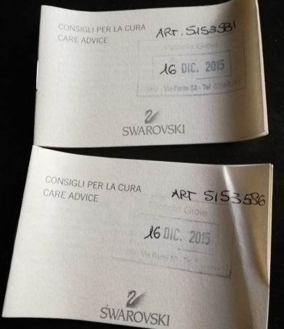 Pendente e orecchini Swarovski 5153581 5153586 - Foto 3