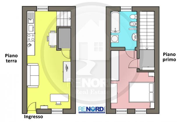 CASA SEMI INDIPENDENTE di 2 vani e di 58 mq (CERTOSA DI PAVIA) rif. VID7203_1 - Foto 18