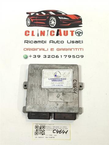 CENTRALINA MOTORE RENAULT Megane ll Serie 616467000 K4M788 bifuel/gas 1598 (0206)