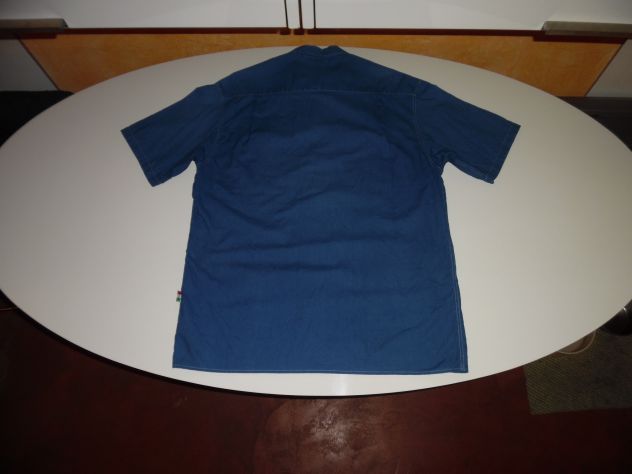 UNA CAMICIA NUOVA,DA UOMO,FIRMATA ORIGINALE MOSCHINO JEANS,TAGLIA L,A MEZZE MANI - Foto 7