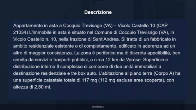 Immobile in asta di 260 m² in vendita a Cocquio-Trevisago - Foto 15