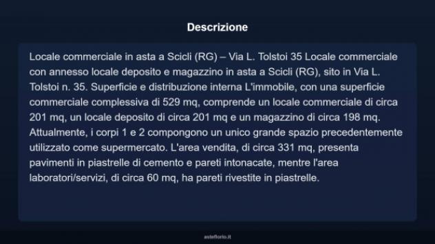 Immobile in asta di 529 m² in vendita a Scicli - Foto 3