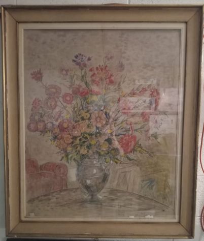 GRANDE QUADRO CON CORNICE DI ANTIQUARIATO FIRMATO - Foto 5