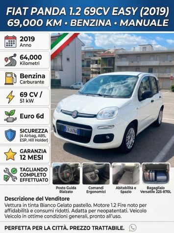FIAT Panda 1.2 69 CV Ideale Neopatentati - Foto 9