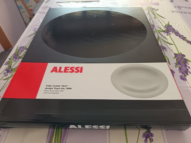 Piatto da portata Alessi ovale porcellana NUOVO CON SCATOLA - Foto 6