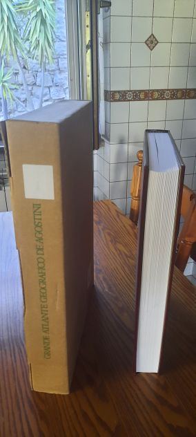 GRANDE ATLANTE GEOGRAFICO DE AGOSTINI COPERTINA MARRONE DELLA ENCICLOPEDIA GEDEA - Foto 6