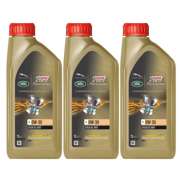 3 Litri Castrol Edge Professional E 0W30 Olio Motore Sintetico Avanzato