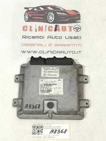 CENTRALINA MOTORE FIAT Punto Berlina 3P 2° Serie 51803158 188A4000 benzina 1242 (9903)
