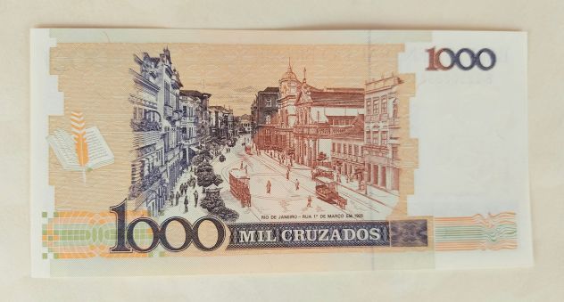 Banco Central do Brasil Banconota 1000 Mil Cruzados - Foto 2